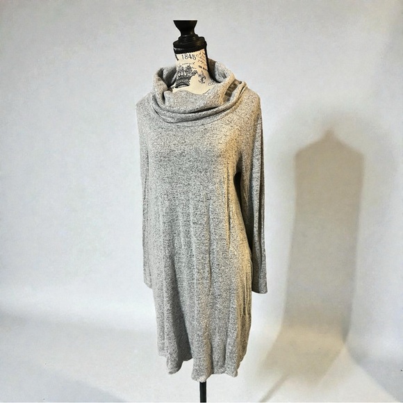 Apt. 9 Sweaters - Apt. 9 Heathered Gray Sweater Dress